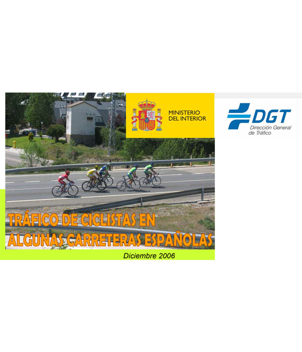Estudio sobre Trfico de ciclistas en algunas carreteras espaolas - 2006