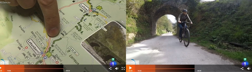 Vía Verde del Plazaola en su parte Navarra