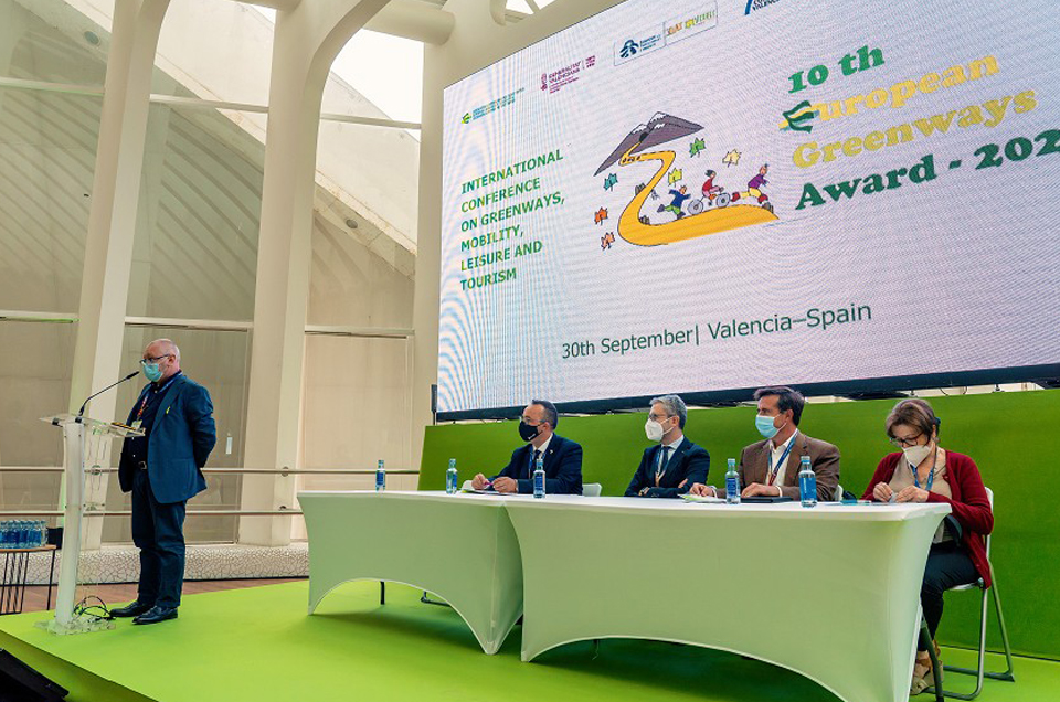 Jornada Internacional de Vías Verdes, Movilidad, Ocio y Turismo. Valencia, 30 Septiembre - 1 Octubre 2021