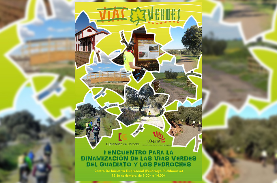 ¡Apúntate las fechas! 6 y 12 de noviembre, encuentros para la dinamización de Vías Verdes de Andalucía
