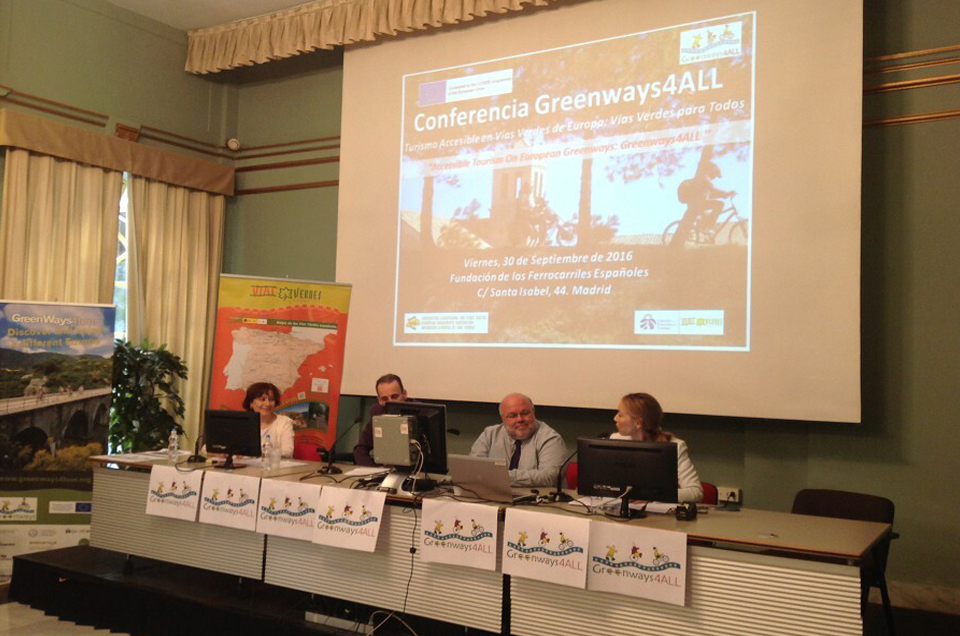 Celebrada en la sede de la FFE la Conferencia “Greenways4ALL: Turismo Accesible en Vías Verdes de Europa”