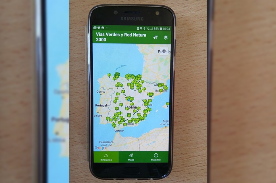Nueva App “Vías Verdes y Red Natura 2000”. ¡Descárgatela!