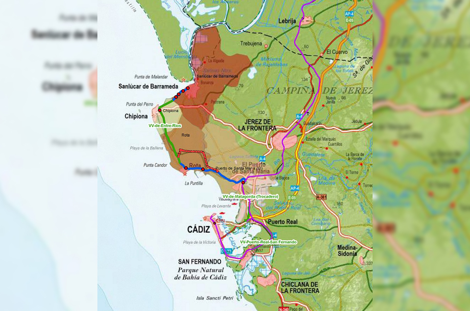 La FFE redacta el Estudio de Factibilidad para la ampliación de una Vía Verde en la provincia de Cádiz