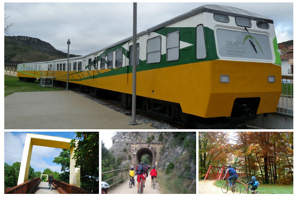 Novedades en la Vía Verde del Ferrocarril Vasco-Navarro