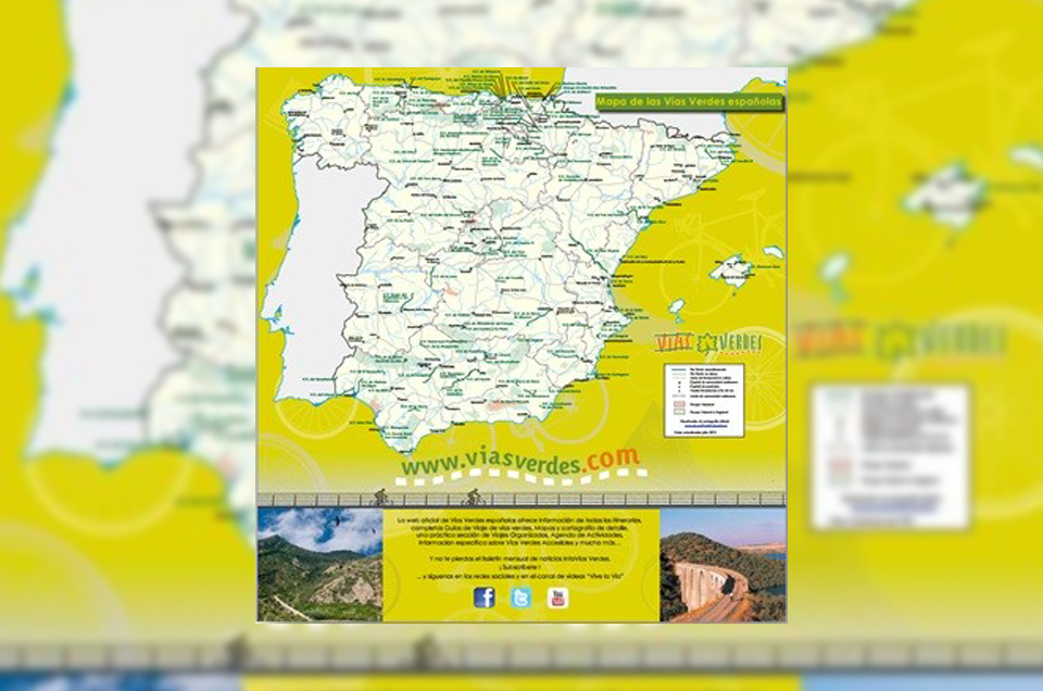 Firmado convenio de colaboración entre el IGN-CNIG y la FFE para promover las vías verdes.