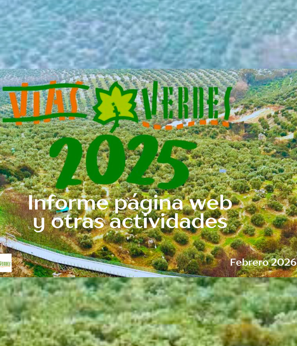 Informe página web “www.viasverdes.com” y otras actividades de interés en 2025