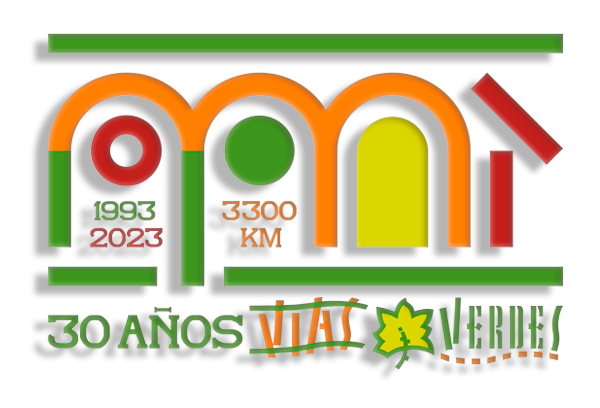 Logo 30 años de Vías Verdes