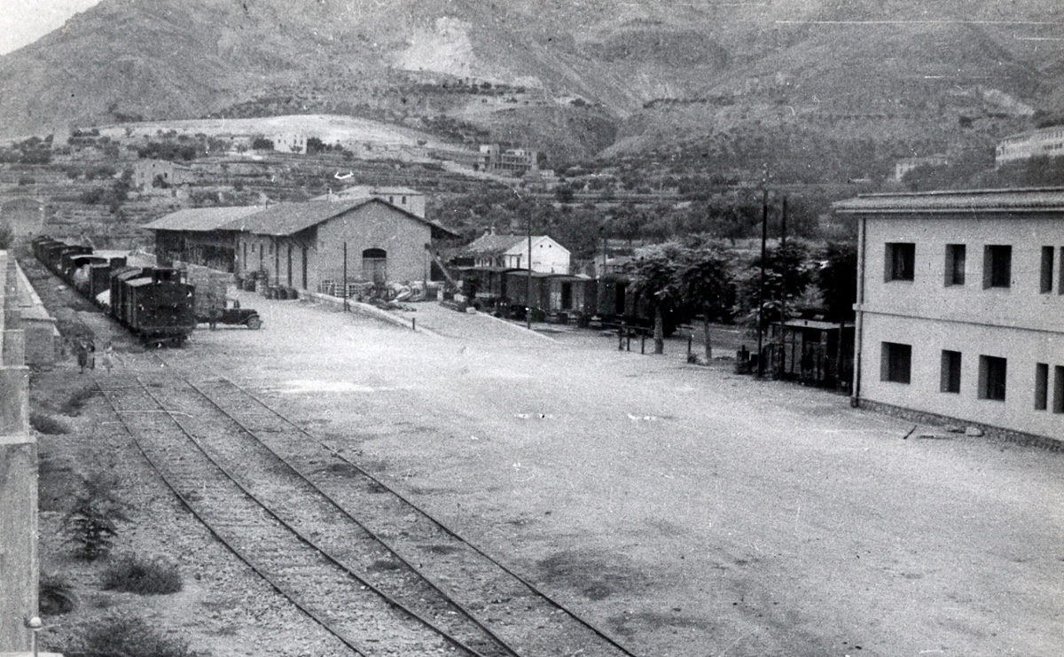 Va Verde de Alcoi - Historia del Ferrocarril