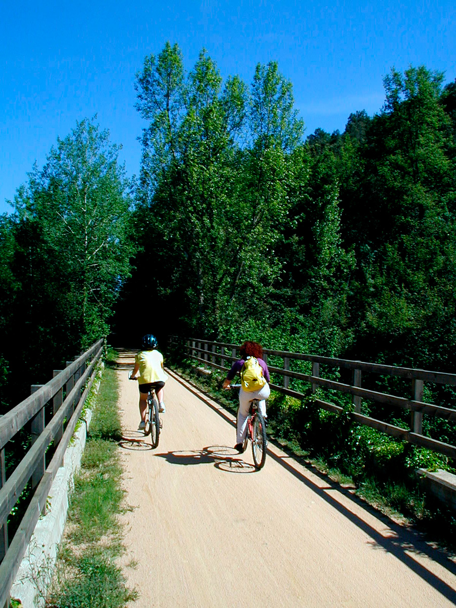 Vía Verde del Carrilet Olot-Girona - Descripción de la ruta
