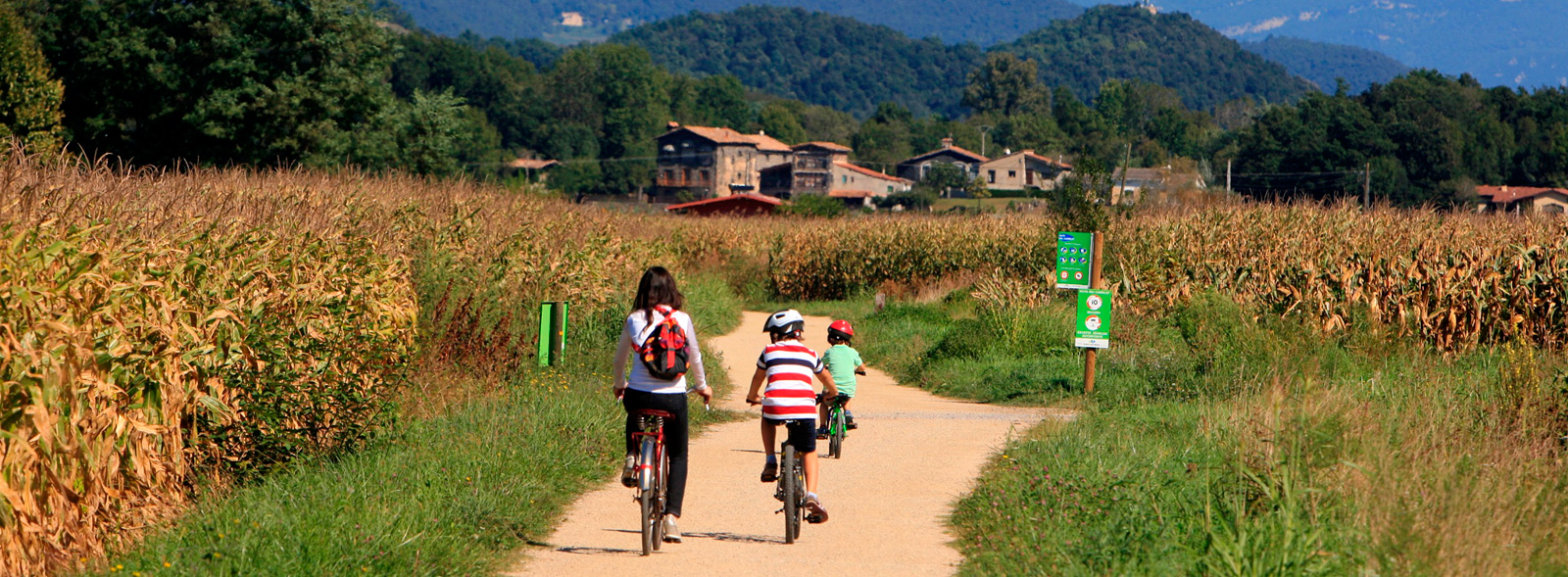 Vía Verde del Carrilet Olot-Girona - Descripción de la ruta