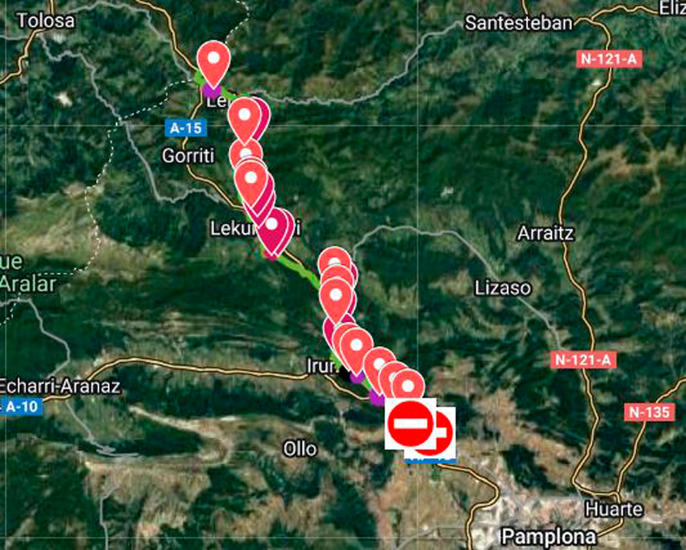 En obras el Camino Natural Vía Verde del Plazaola en Navarra