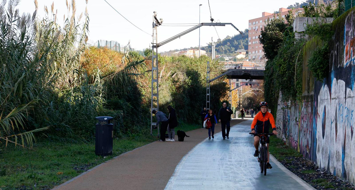 La ciudad de Vigo estrena vía verde