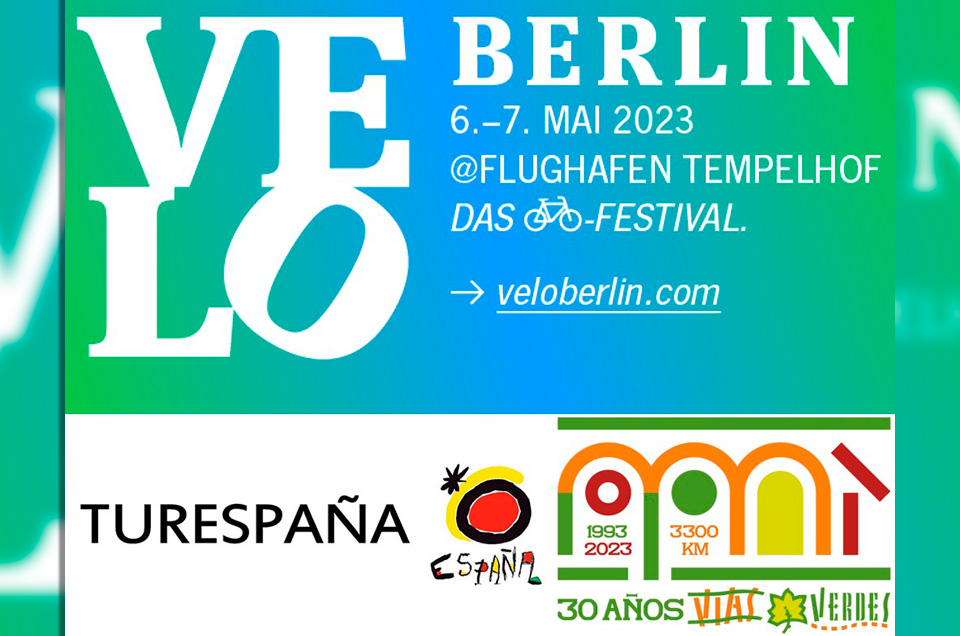 Las Vías Verdes españolas se promocionan en Velo Berlin, importante feria de cicloturismo de Alemania