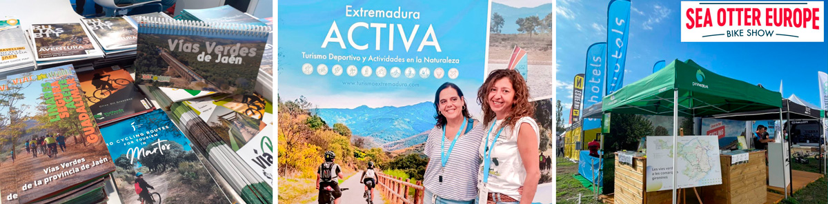 Vías Verdes muy presentes en Festibike y en la Sea Otter Europe