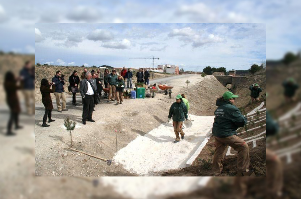 Un taller de empleo en la Vía Verde del Noroeste (Murcia) da trabajo a 38 personas