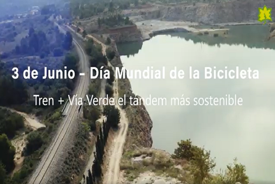En Vías Verdes celebramos el Día Mundial de la Bicicleta hoy 3 de junio