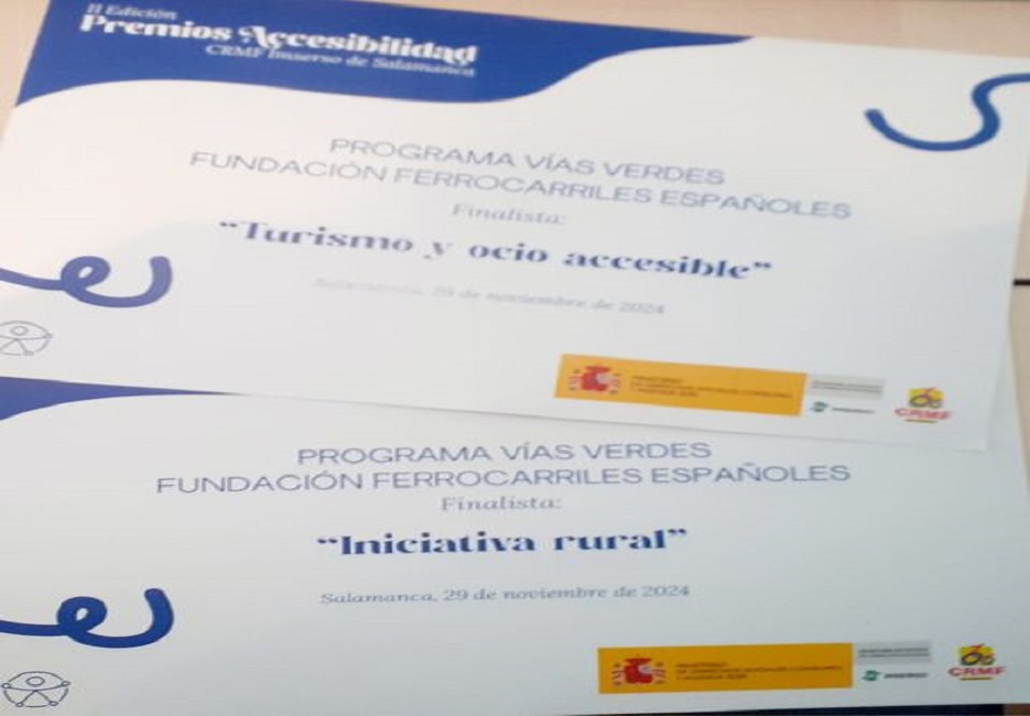 En el Día Internacional de las Personas con Discapacidad, damos cuenta de algunos recientes avances y reconocimientos al Programa Vías Verdes en materia de accesibilidad