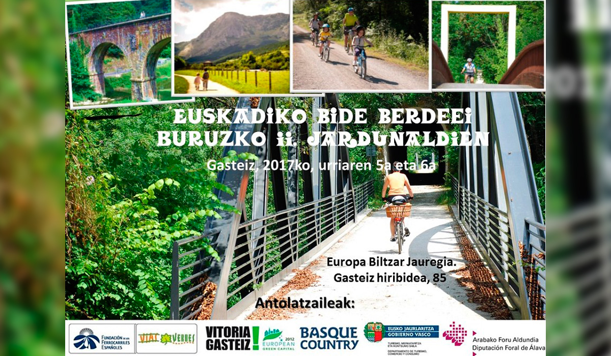 Disponible Programa “II JORNADAS Vías Verdes de Euskadi”
