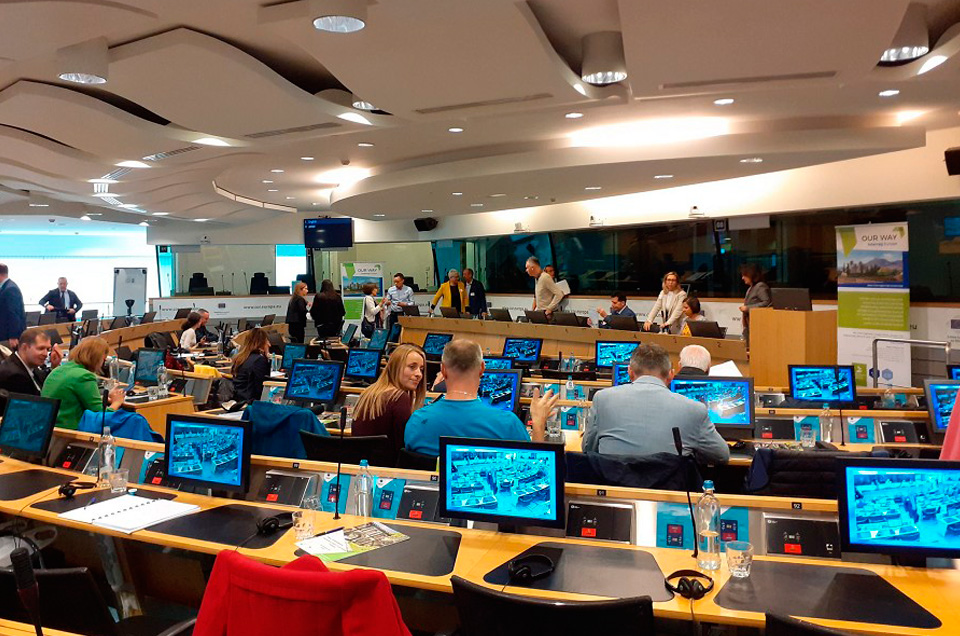 La Fundación de los Ferrocarriles Españoles participa en varios eventos de dos proyectos europeos sobre vías verdes