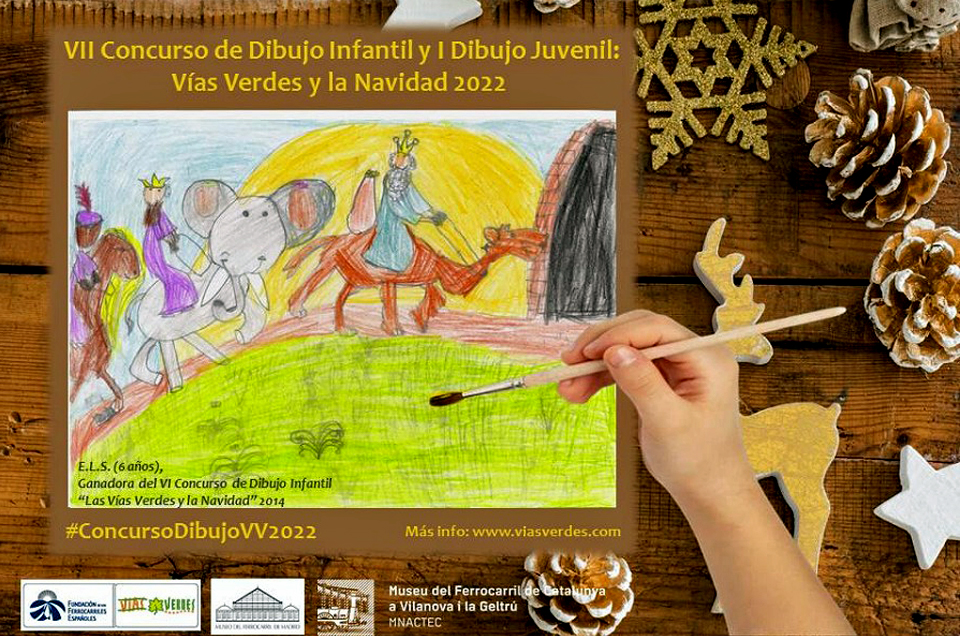 Convocado el VII Concurso de Dibujo Infantil y I de Dibujo Juvenil: las Vas Verdes y la Navidad