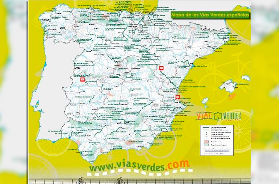 El Ministerio de Agricultura, Pesca y Alimentación finaliza las obras de tres Caminos Naturales Vías Verdes sumando más de 110 km a la red