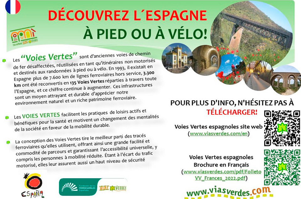 Nuevo e intenso Plan de Actuación 2023 con Turespaña para la promoción de Vías Verdes en el exterior