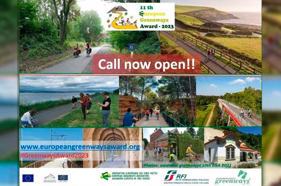 Convocados los 11º Premios Europeos de Vías Verdes. Presenta tu candidatura