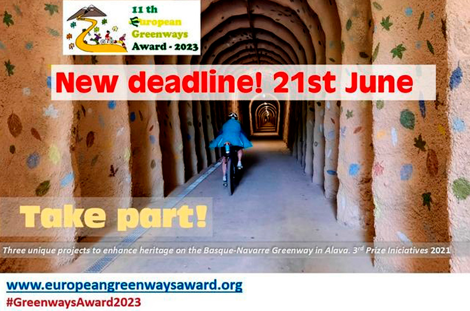 Presenta tu candidatura a los Premios Europeos de Vas Verdes. AMPLIADO EL PLAZO hasta el 21 de junio