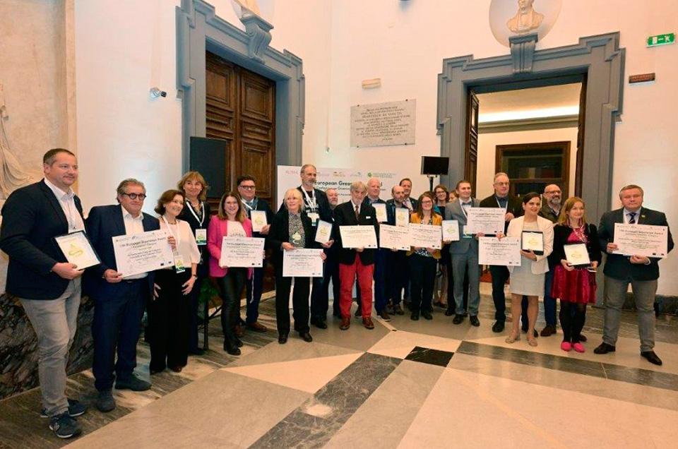 Premio Especial del Jurado para los 30 años del programa de Vías Verdes de la Fundación de Ferrocarriles en los European Greenways Award