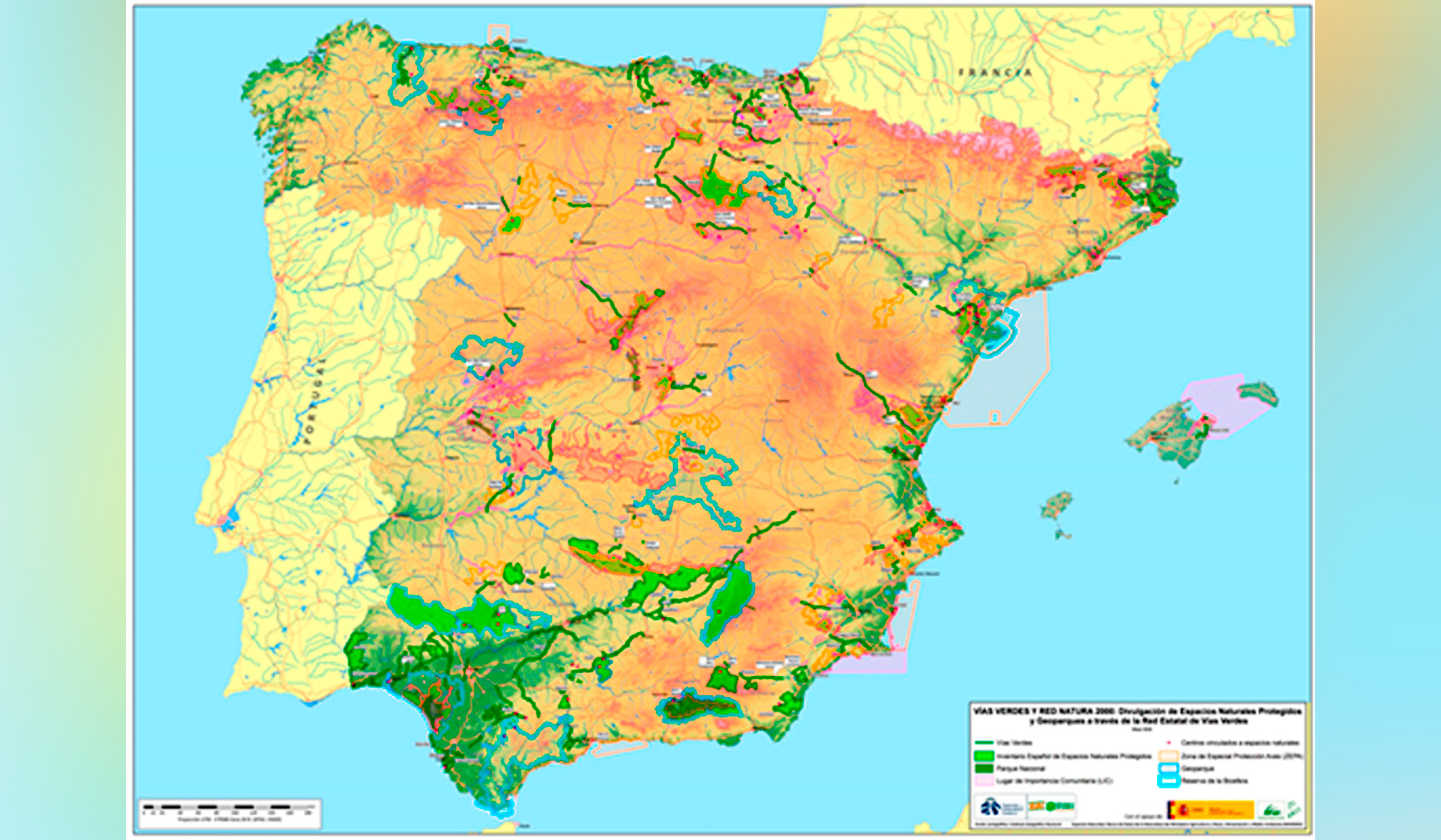Mapa Red Natura 2000